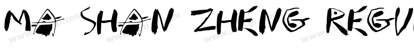 Ma Shan Zheng Regula字体转换